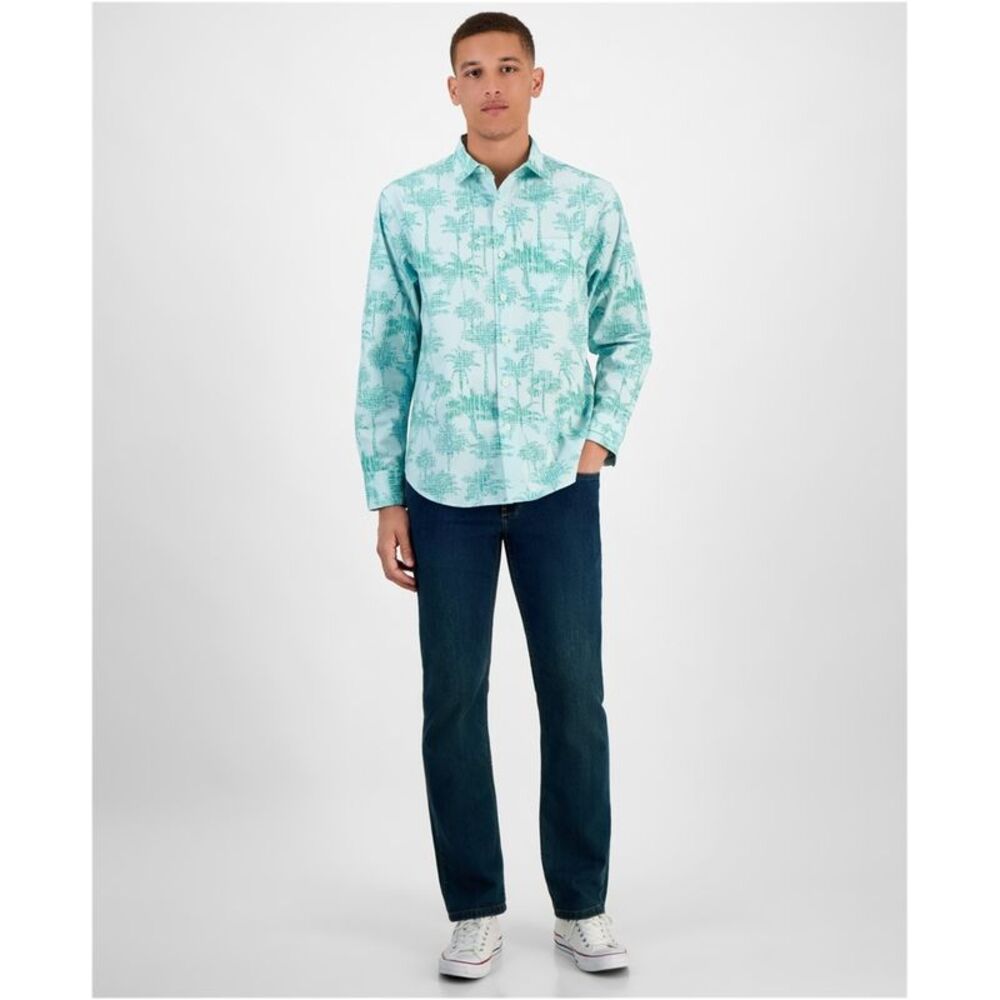 Tommy Bahama Mens Palm Garden Chambray Button Up Shirt, NWT - Picture 2 of 4